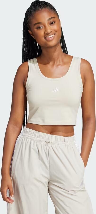 Adidas Essentials Small Logo Katoenen Lifestyle Tanktop