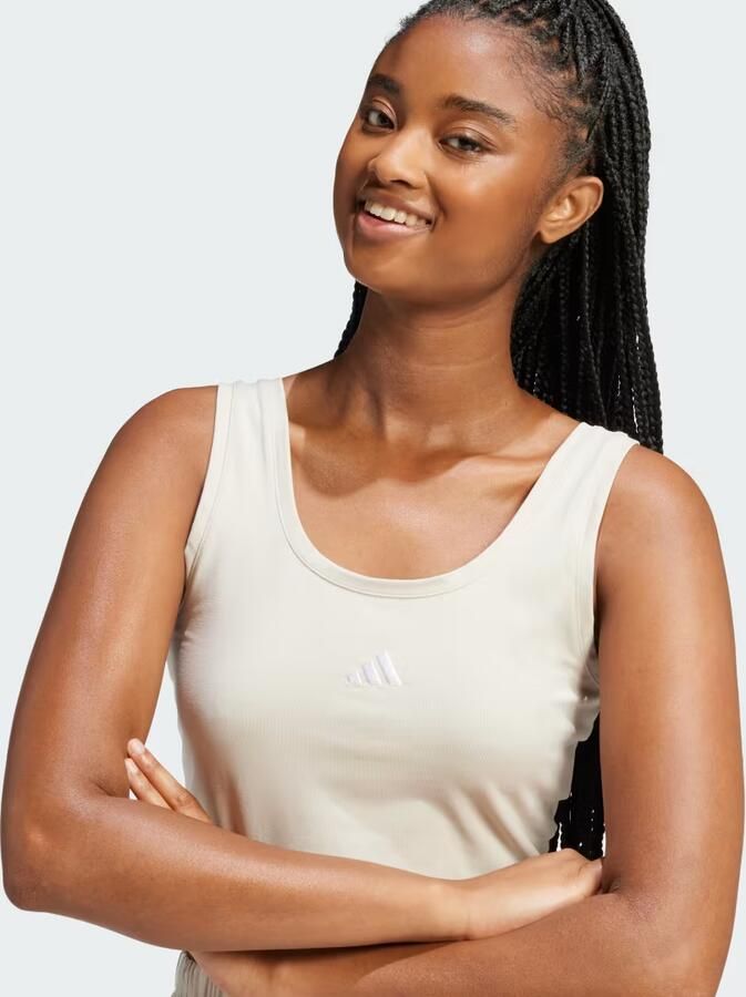 Adidas Essentials Small Logo Katoenen Lifestyle Tanktop - Foto 5