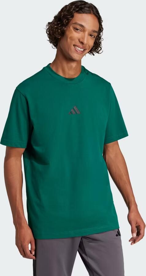 Adidas T-shirt Korte Mouw Essentials Small Logo Single - Foto 4