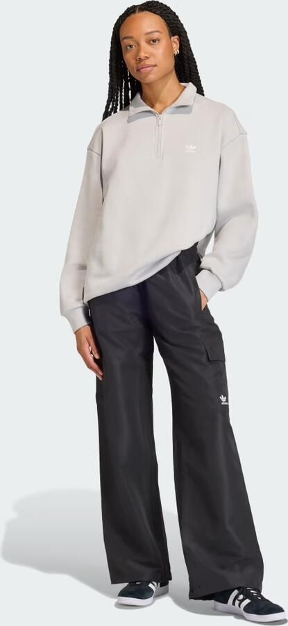 Adidas ESSENTIALS SWEATSHIRT MET HALFLANGE RITS - Foto 5