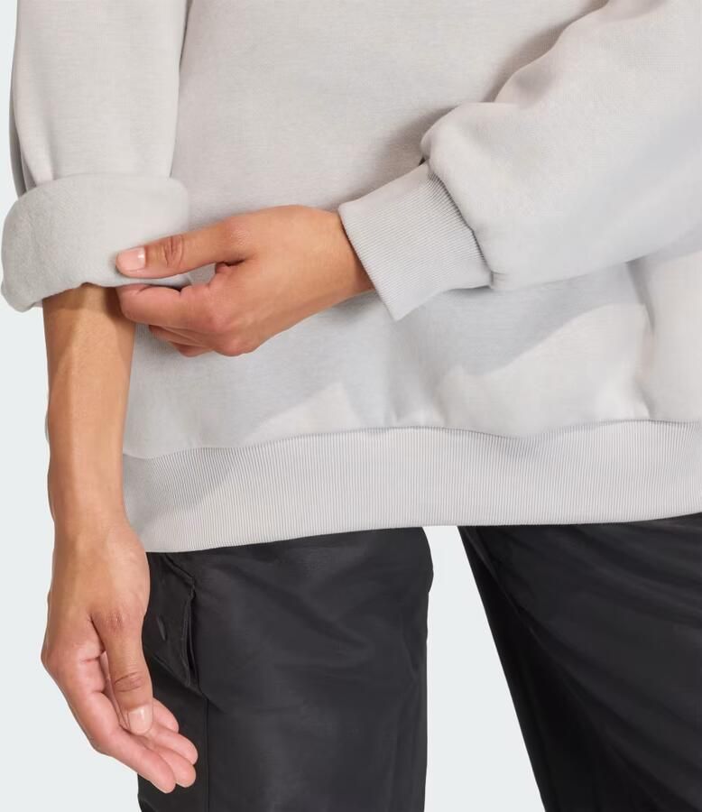 Adidas ESSENTIALS SWEATSHIRT MET HALFLANGE RITS - Foto 3