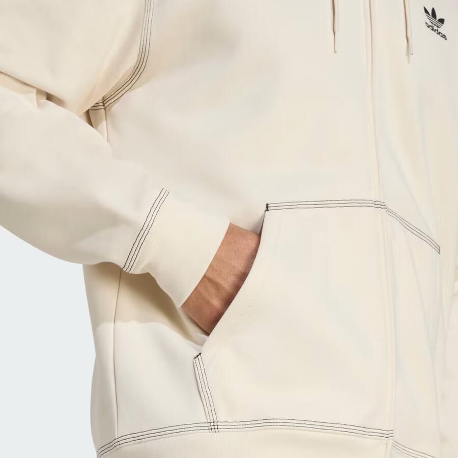 Adidas Essentials Trefoil Hoodie met Lange Ritssluiting - Foto 2