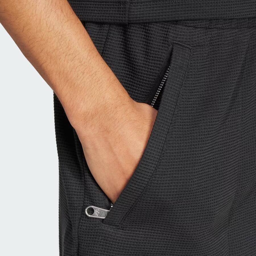 Adidas Originals Korte regular fit broek met structuurmotief