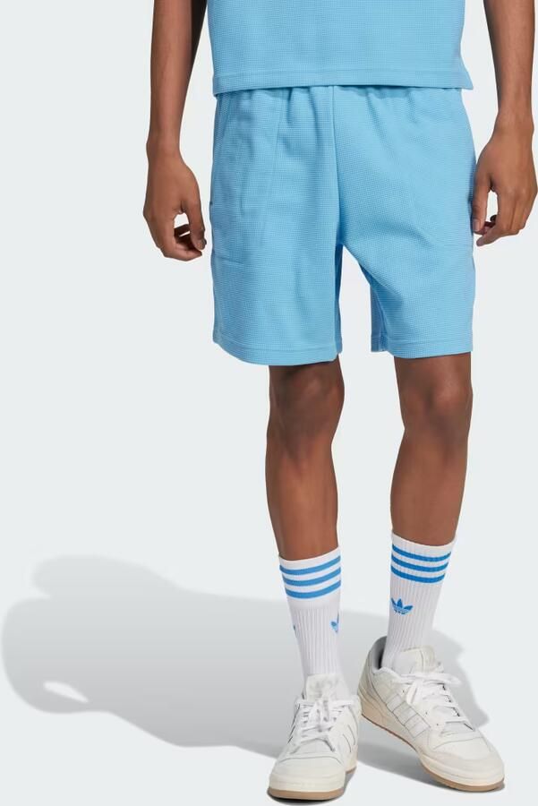 Adidas Originals Waffle Shorts Blauw- Heren Blauw - Foto 4