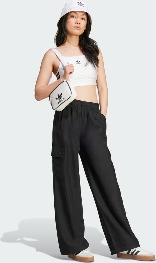 Adidas Originals Cargo Geweven Zwarte Broek Essentials Black Dames - Foto 5