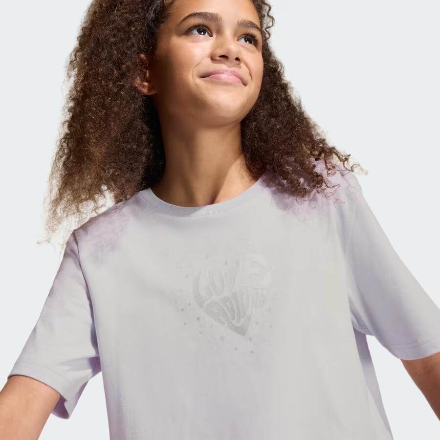Adidas EVERYDAY GLAM KORTER GRAPHIC T-SHIRT JUNIOR - Foto 2