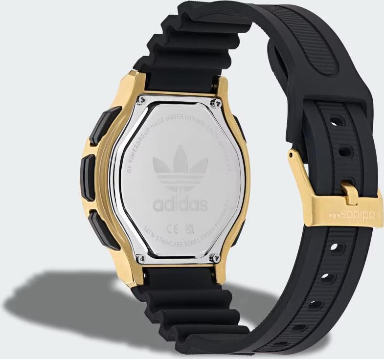Adidas Originals Chronograaf EXPRESSION THREE DIGITAL Quartzhorloge polshorloge herenhorloge dameshorloge siliconen armband stopfunctie - Foto 9