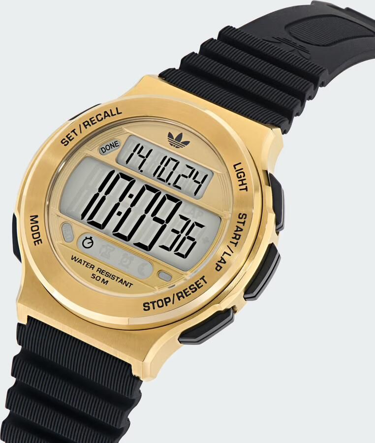 Adidas Originals Chronograaf EXPRESSION THREE DIGITAL Quartzhorloge polshorloge herenhorloge dameshorloge siliconen armband stopfunctie - Foto 7
