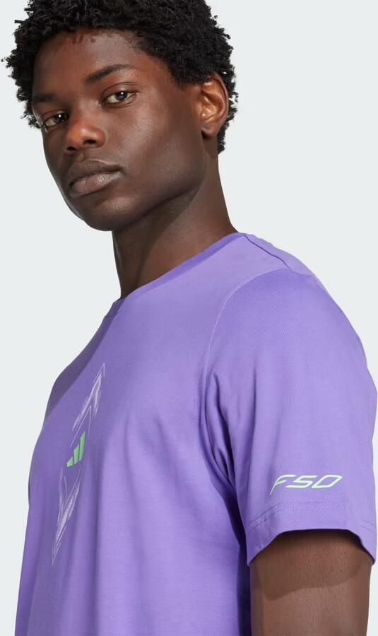 Adidas T-shirt Korte Mouw T-shirt F50 Graphics on Chest and Sleeve - Foto 4
