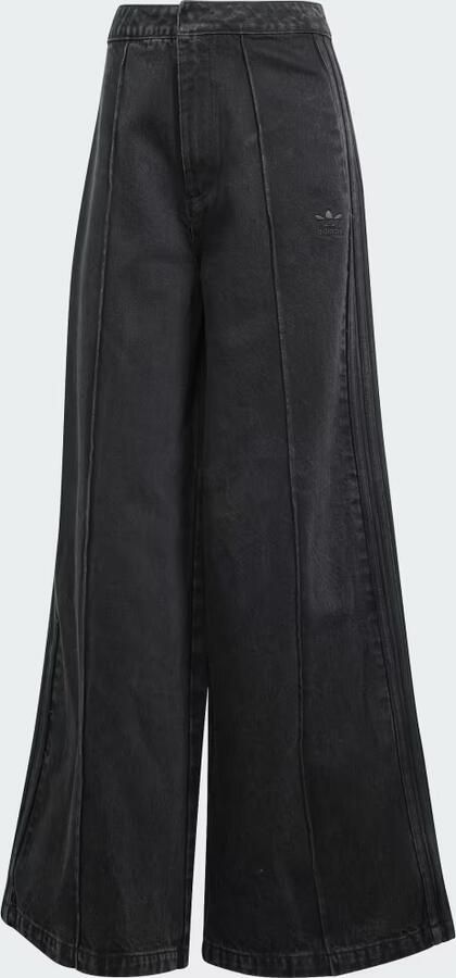 Adidas Originals Montreal Jeans Spijkerbroeken Dames medium black denim maat: 27 beschikbare maaten:27 28 29 30 31