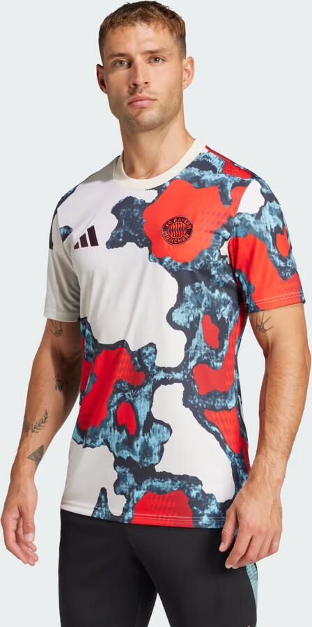 Adidas FC Bayern Munich Pre Match Shirt Rood- Heren Rood - Foto 6
