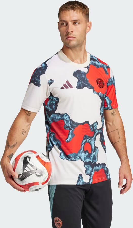 Adidas FC Bayern Munich Pre Match Shirt Rood- Heren Rood - Foto 4