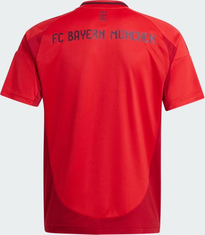 Adidas Perfor ce Junior FC Bayern München voetbalshirt Sport t-shirt Rood Polyester V-hals 152 - Foto 3