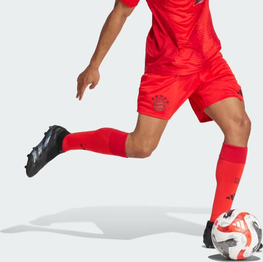 Adidas FC Bayern München 24 25 Thuisshort Rood- Heren Rood