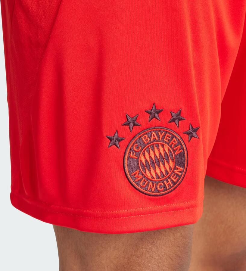 Adidas FC Bayern München 24 25 Thuisshort Rood- Heren Rood - Foto 3