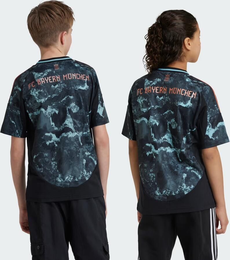 Adidas Perfor ce junior FC Bayern München voetbalshirt Sport t-shirt Zwart Polyester V-hals 128 - Foto 4