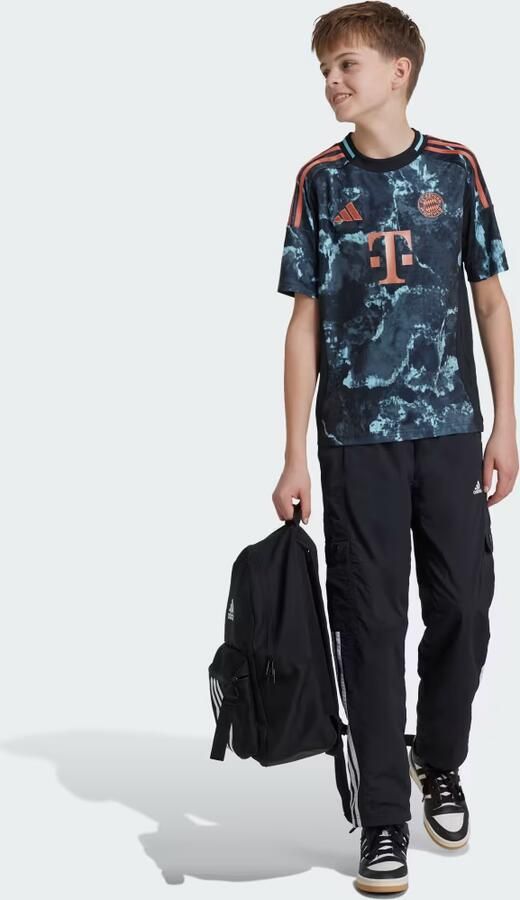 Adidas Perfor ce junior FC Bayern München voetbalshirt Sport t-shirt Zwart Polyester V-hals 128 - Foto 6