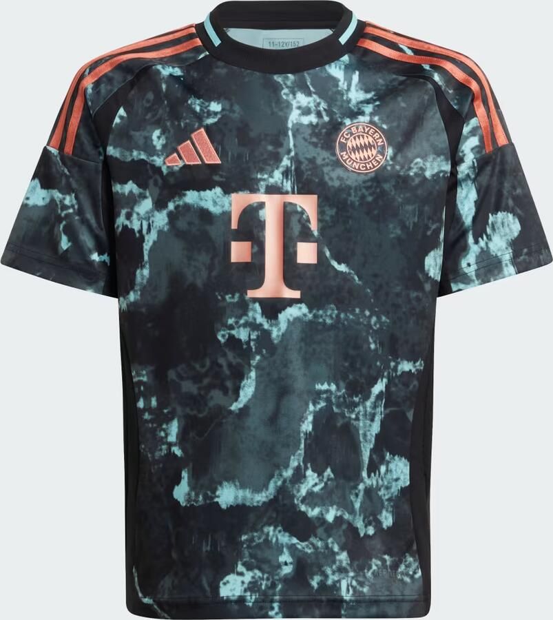 Adidas Perfor ce junior FC Bayern München voetbalshirt Sport t-shirt Zwart Polyester V-hals 128 - Foto 3