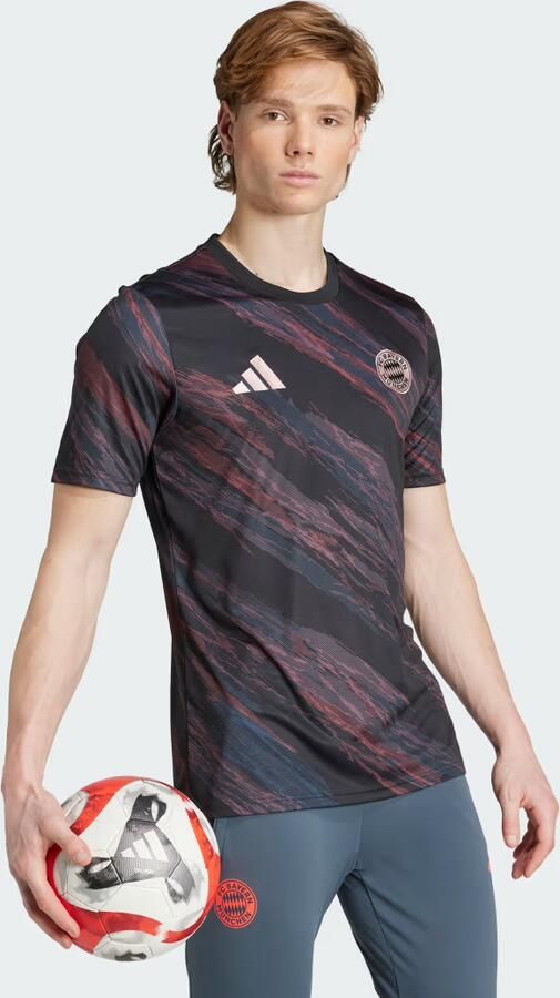 Adidas FC Bayern Munich Pre Match Shirt Zwart- Heren Zwart - Foto 3