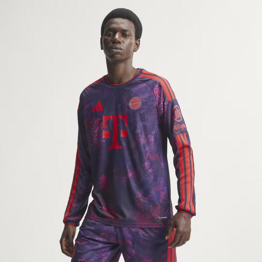 Adidas FC Bayern München 26 27 Authentiek Derde Shirt met Lange Mouwen