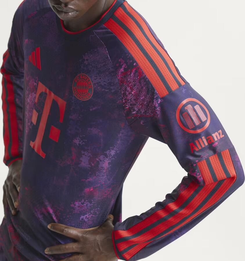 Adidas FC Bayern München 26 27 Authentiek Derde Shirt met Lange Mouwen - Foto 6