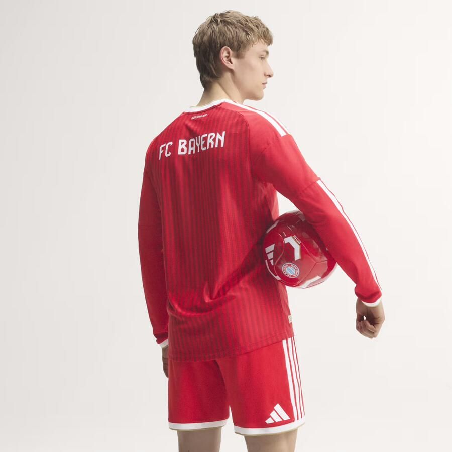 Adidas FC Bayern München 26 27 Authentiek Thuisshirt met Lange Mouwen - Foto 2