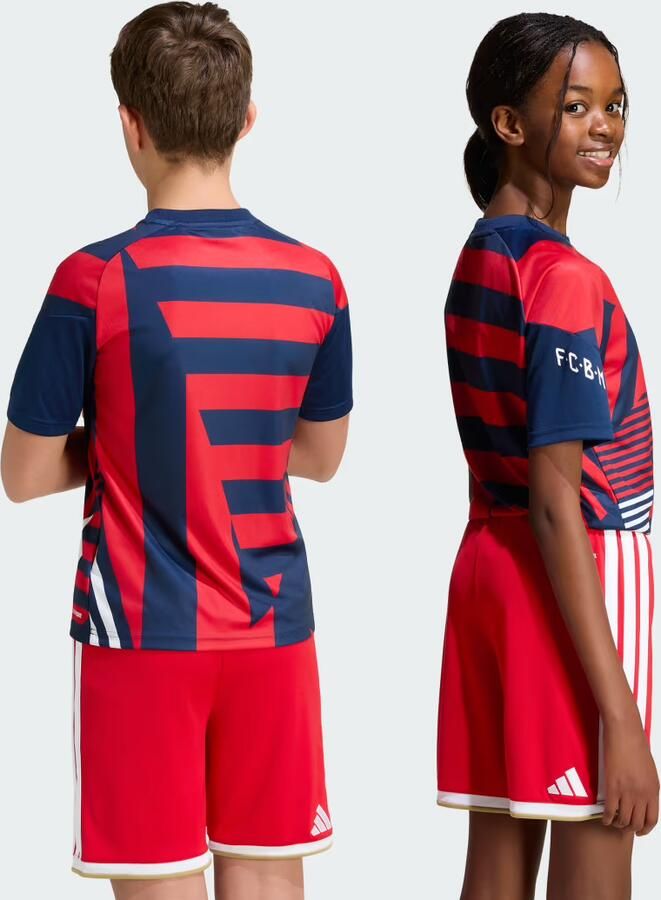 Adidas FC Bayern München 26 27 Pre-Match Voetbalshirt Kids - Foto 3