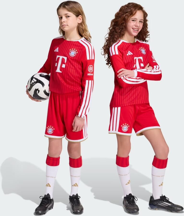 Adidas FC Bayern München 26 27 Thuisshirt met Lange Mouwen Kids