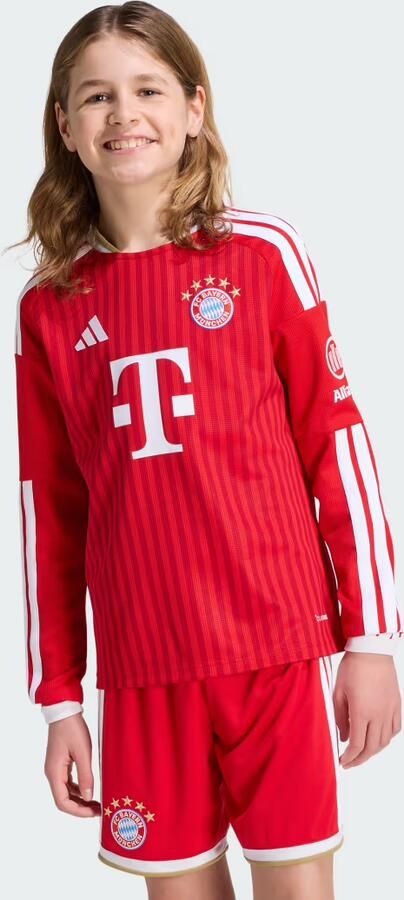 Adidas FC Bayern München 26 27 Thuisshirt met Lange Mouwen Kids - Foto 5