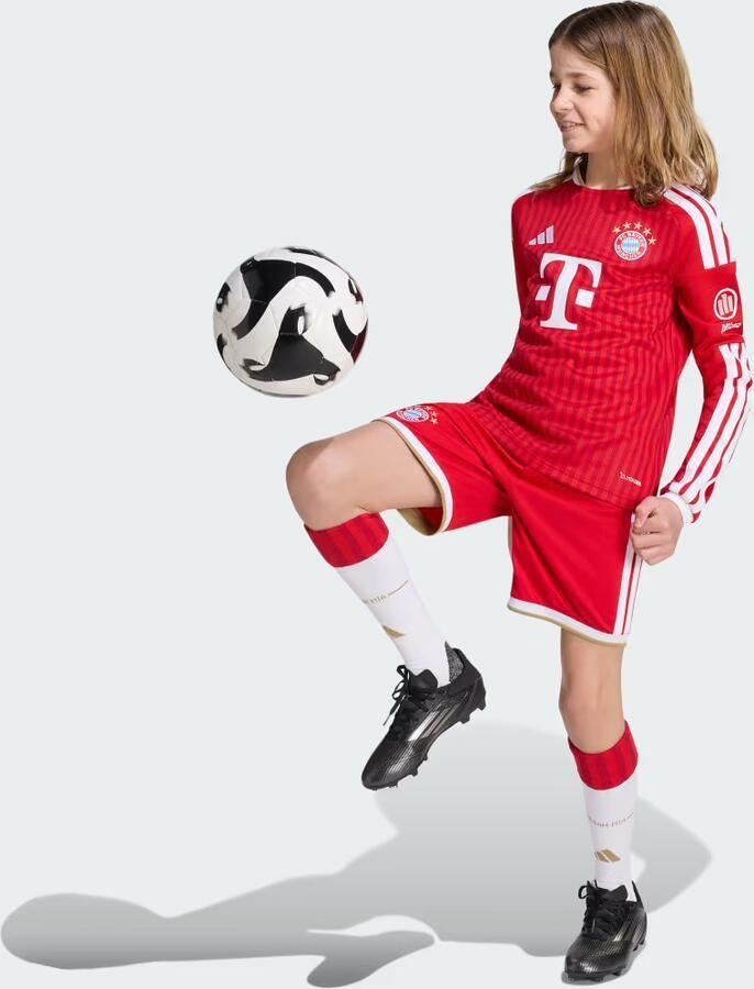 Adidas FC Bayern München 26 27 Thuisshirt met Lange Mouwen Kids - Foto 3