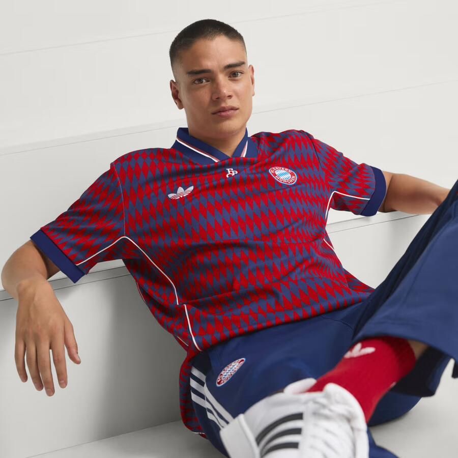 Adidas Originals FC Bayern Munich LFSTLR Jersey Rood- Heren Rood