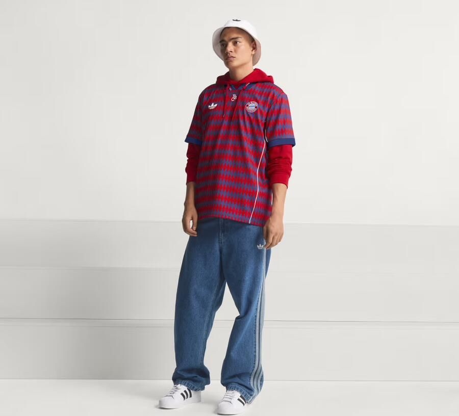Adidas Originals FC Bayern Munich LFSTLR Jersey Rood- Heren Rood - Foto 6