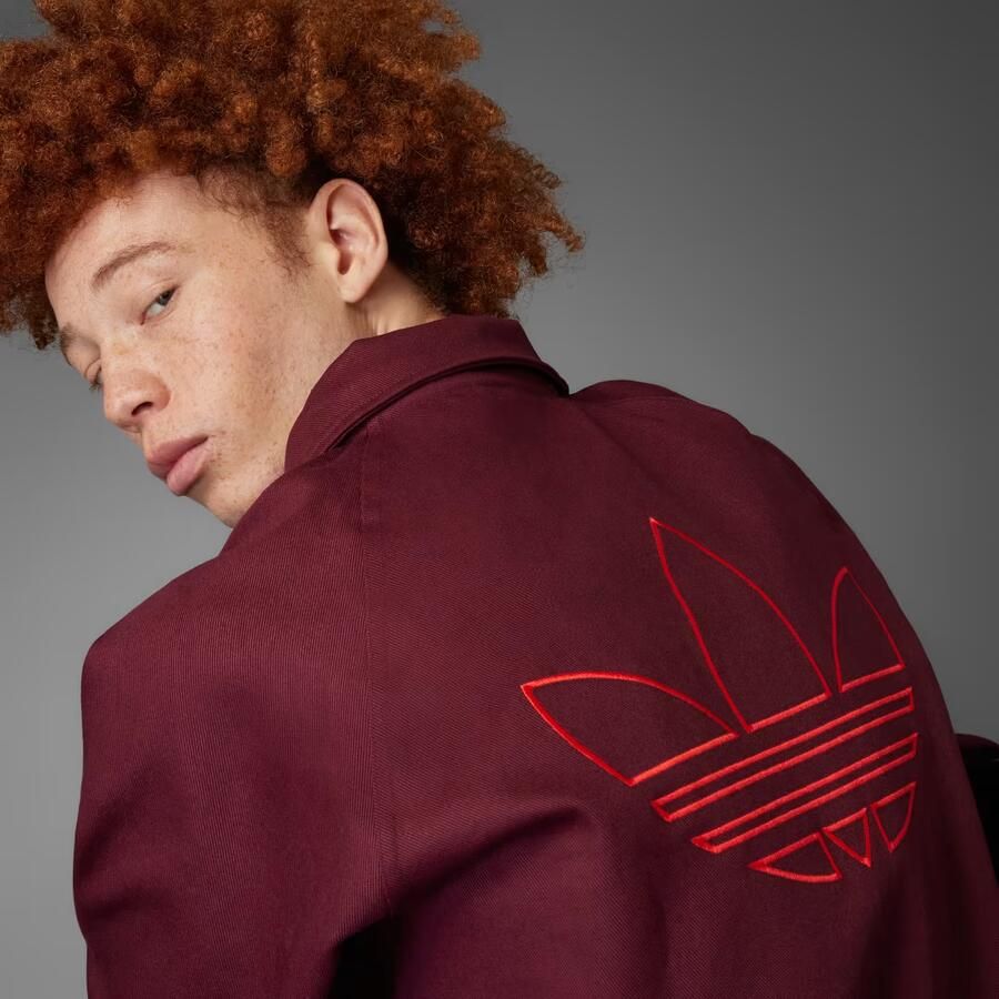 Adidas FC Bayern München Terrace Icons Drill Shirt Bordeaux- Heren Bordeaux - Foto 5