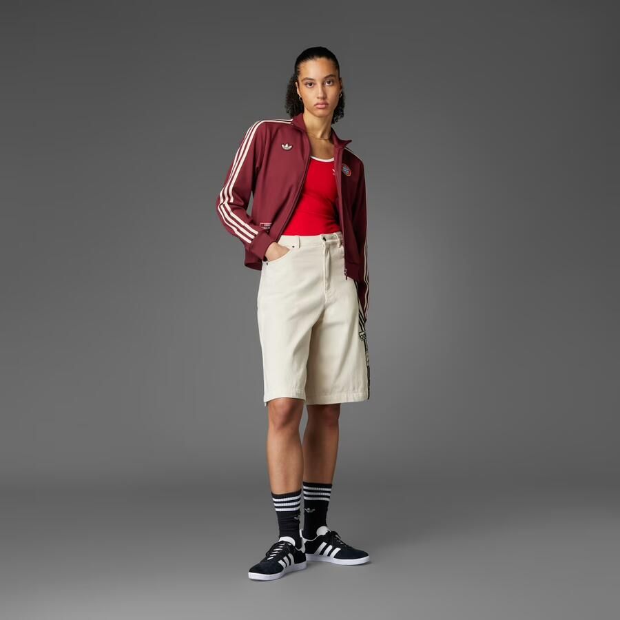 Adidas FC Bayern München Terrace Icons Sportjack Bordeaux- Dames Bordeaux