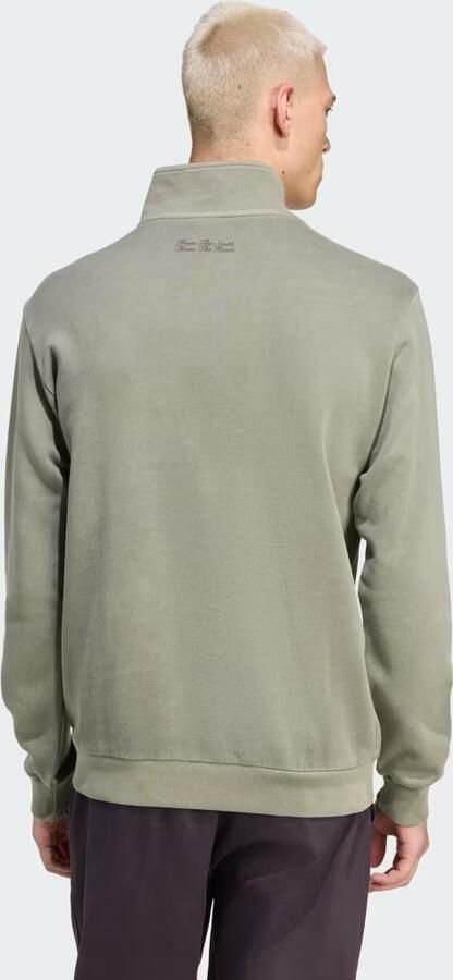 Adidas FC Bayern München Terrace Icons Sweater met Halflange Rits - Foto 5