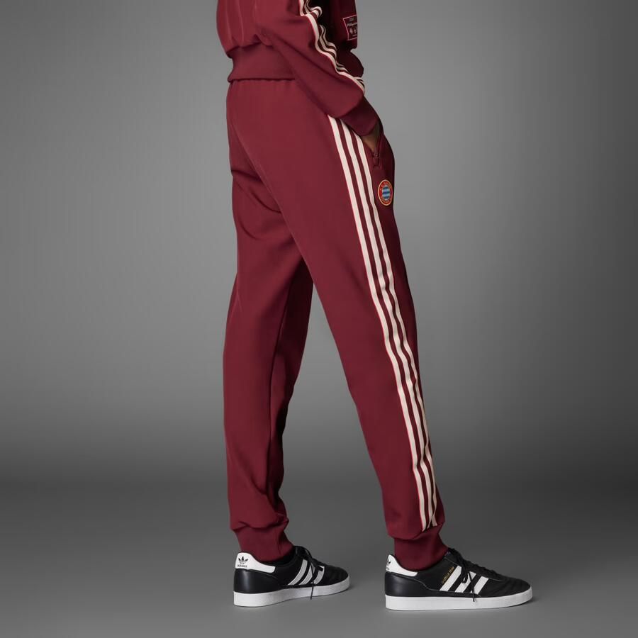 Adidas FC Bayern München Terrace Icons Trainingsbroek Bordeaux- Heren Bordeaux