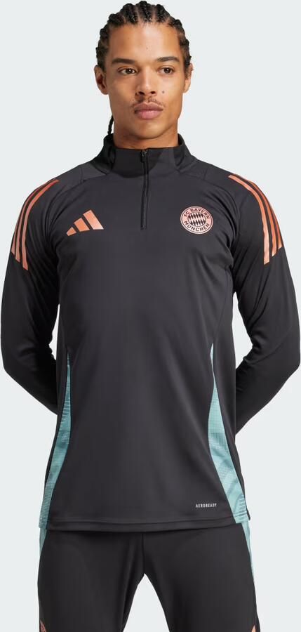 Adidas FC Bayern Munich Training Top Zwart- Heren Zwart - Foto 6