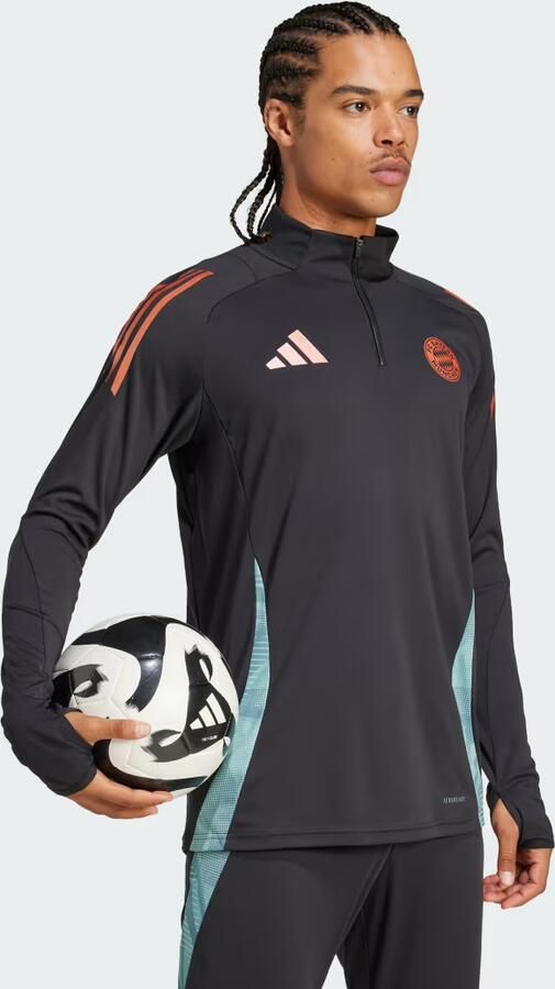 Adidas FC Bayern Munich Training Top Zwart- Heren Zwart - Foto 3
