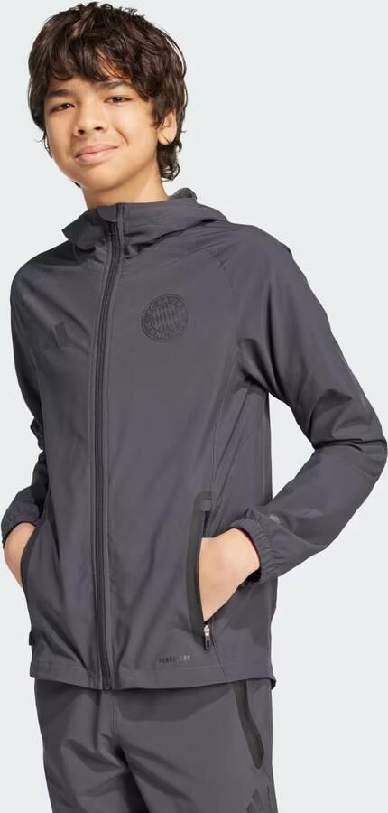Adidas Trainingsjack Veste de survête t enfant Bayern Munich 2024 25 - Foto 5