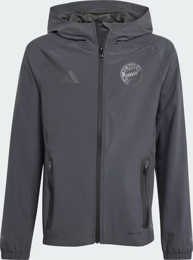 Adidas Trainingsjack Veste de survête t enfant Bayern Munich 2024 25 - Foto 3