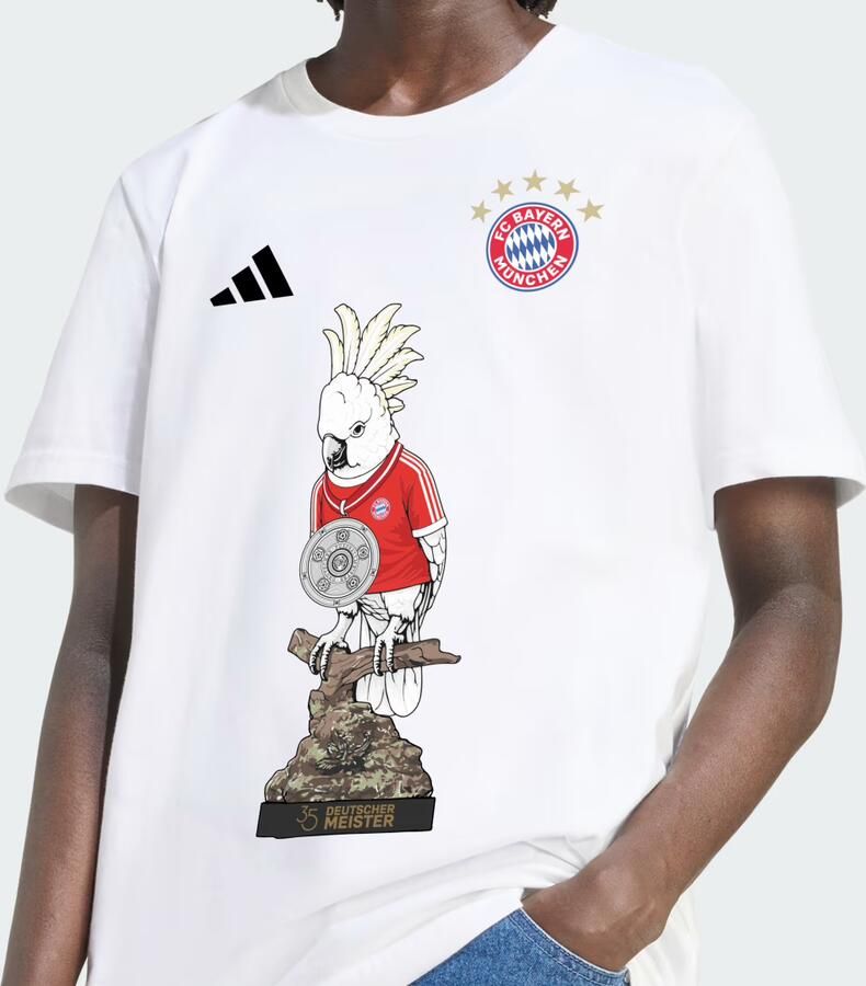 Adidas FCB Bundesliga Kampioen T-shirt Heren - Foto 2
