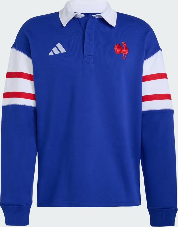Adidas FFR Heritage Polo-FFR Rugby Poloshirt (LANGE MOUWEN) - Foto 4