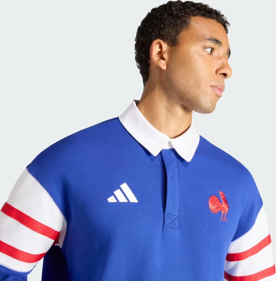 Adidas FFR Heritage Polo-FFR Rugby Poloshirt (LANGE MOUWEN) - Foto 2