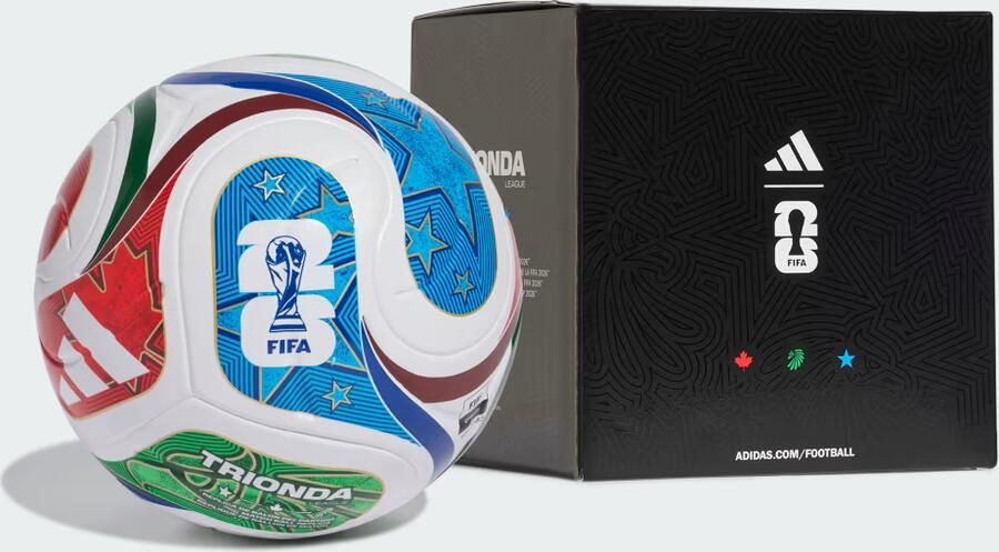 Adidas World Cup 26 Trionda League Box Football Wit- Wit - Foto 3