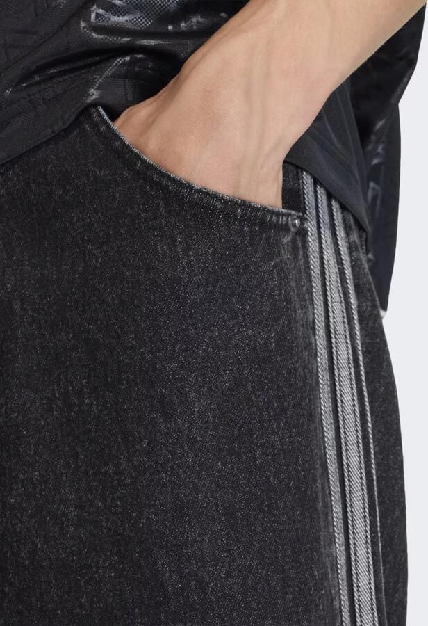 Adidas Originals Wide leg jeans van puur katoen met logodetail - Foto 6