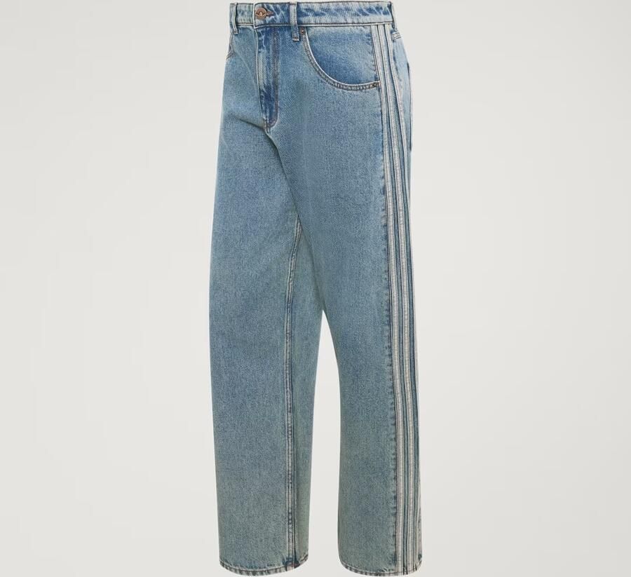 Adidas FIREBIRD ADICOLOR DENIM JEANS MID-RISE STRAIGHT LEG - Foto 5