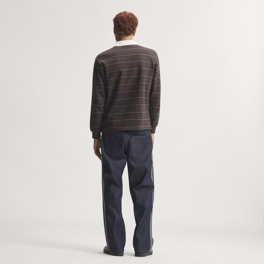 Adidas Firebird Adicolor Denim Jeans Mid-Rise Straight Leg - Foto 2