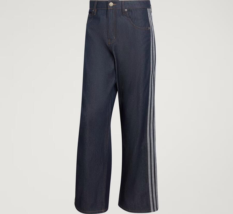 Adidas Firebird Adicolor Denim Jeans Mid-Rise Straight Leg - Foto 6