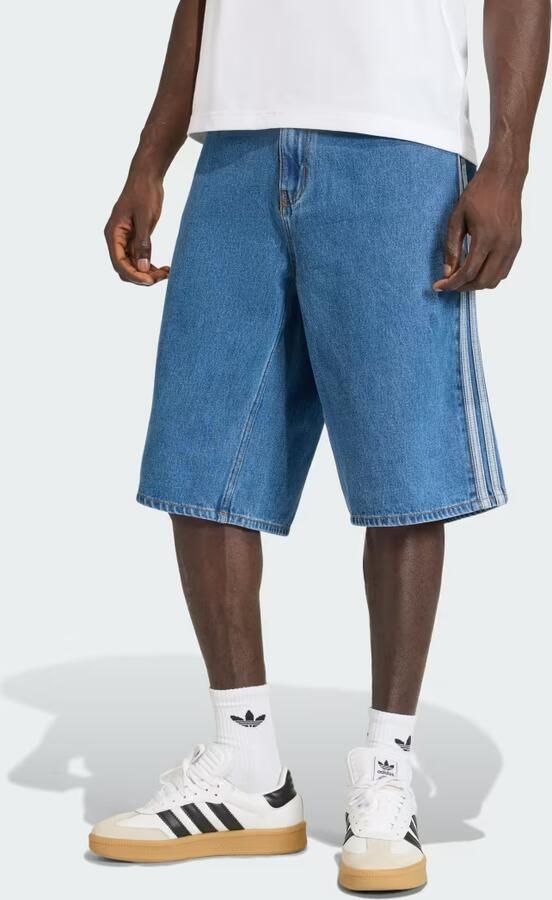 Adidas Originals Firebird Denim Shorts Blauw- Heren Blauw