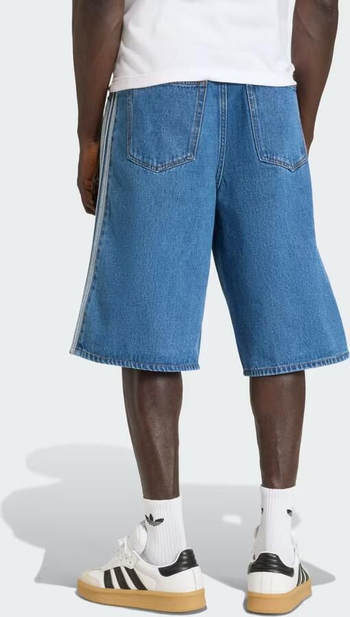 Adidas Originals Firebird Denim Shorts Blauw- Heren Blauw - Foto 4